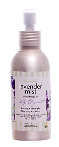 Lavender Mist - Pure Aromatherapy for Face and Body - USDA Certified Organic - 4.5 oz