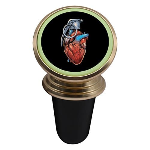 Heart Grenade Universal Magnetic Phone Holder, 360 Rotation Magnetic Car Mount Holder, With Luminous Function