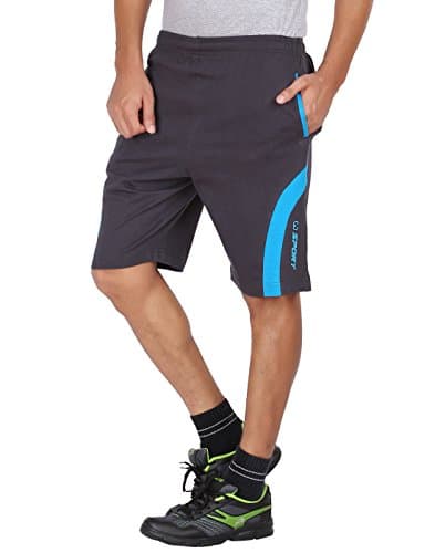 GREENWICH Men's Shorts Black & Red (MB1004S2_FK_BLKRED)