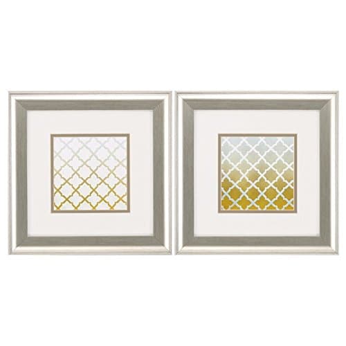 Propac Images 1630"Yellow Lattice Wall Decor, 2 Pack