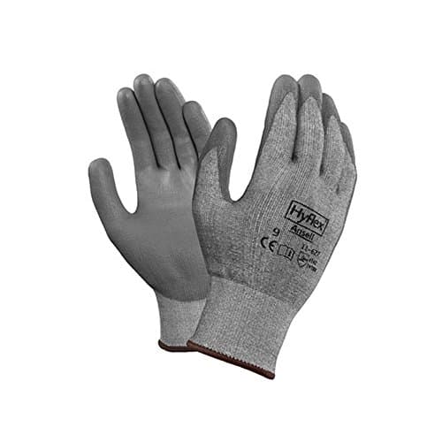 Ansell Gloves 163836 Ansell HyFlex 11-727 INTERCEPT Technology Glove with Polyurethane Palm Coating,Gray