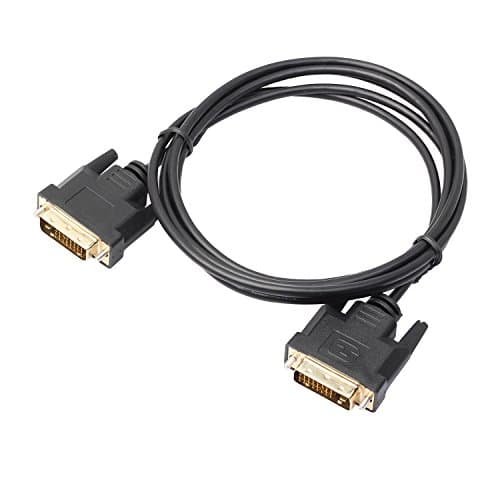 CandyQ LCD Digital Monitor DVI D To DVI-D Gold Male 24+1 Pin Dual Link TV Cable For TFT (6Ft)