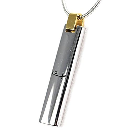 Shuzi Vitality Bar Stainless Steel Black Logo Fashion Pendant
