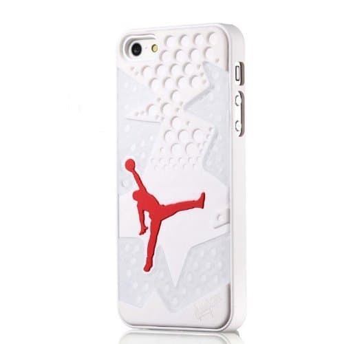 New Air Jordan SOFT Case For Apple IPhone 7 Shoe Rubber 3d Sneaker Sole Cases - WHITE