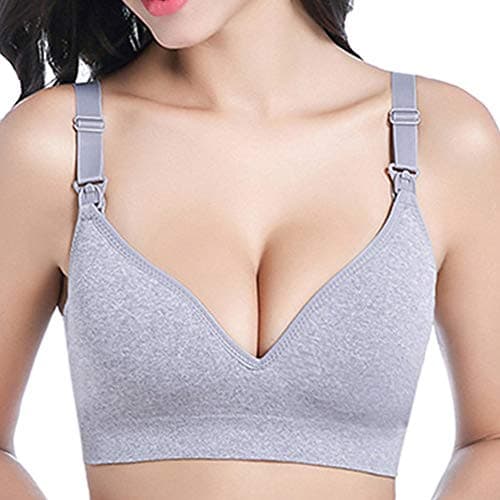 Canifon Women Open Nursing Bra Seamless Crossover Push up Maternity Breastfeeding Bras