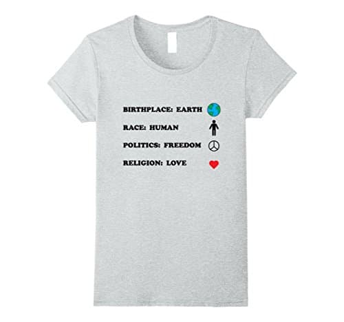 Womens Part Of The Human Condition T Shirt XL Heather Grey