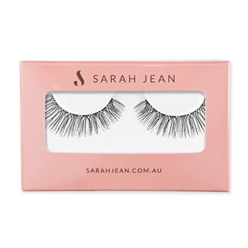 Luscious Long Reusable Fake Eyelashes Invisible Band Style SJ005 By Sarah Jean Glamour Lashes Soft Natural Looking Strands Lightweight Comfortable (Lashes Only)