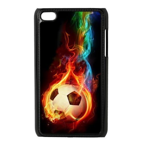 DIY Phone Case for Ipod Touch 4, Fire Soccer Ball Cover Case - HL-R661724