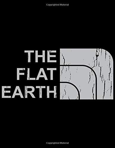 Flat Earth - The Flat Face: College Ruled Writer's Notebook for School, Office, or Home!