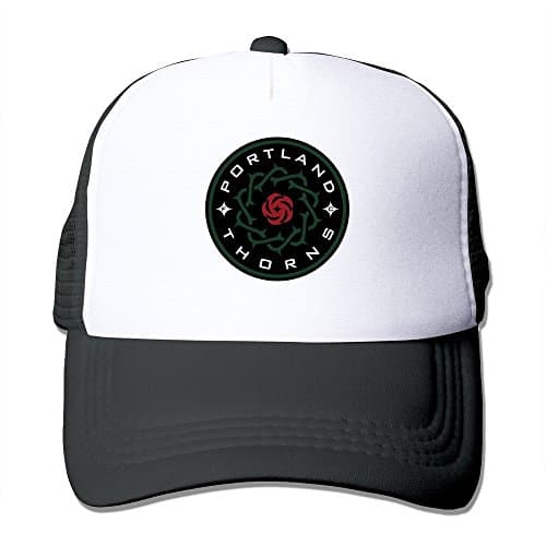 Portland Thorns FC NWSL Logo Trucker Mesh Cap Black