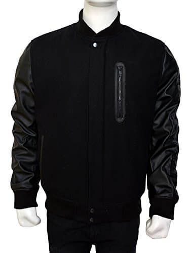 Michael B Jordan XXIV Leather Sleeves Jacket ►BEST SELLER◄ (Medium)