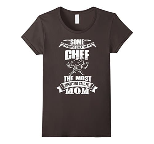 Women's The Most Important Call Me Chef Mom Medium Asphalt
