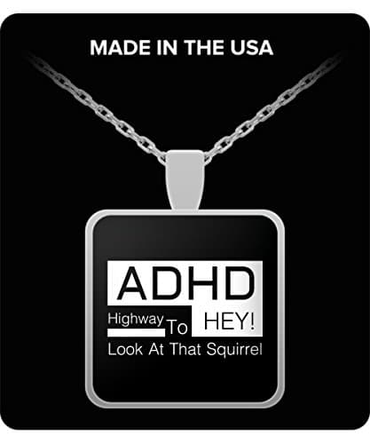 ADHD Highway To Hey Look Men's adhd awareness Gift Necklace