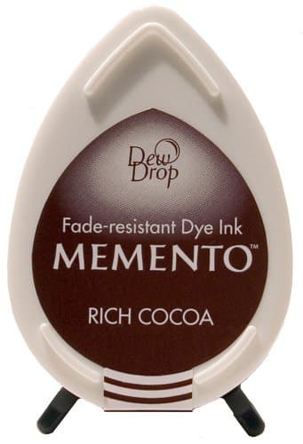 Memento Dew Drop Ink Pads Tsukineko Dew Drop Pad, Rich Cocoa by Memento Dew Drop Ink Pads