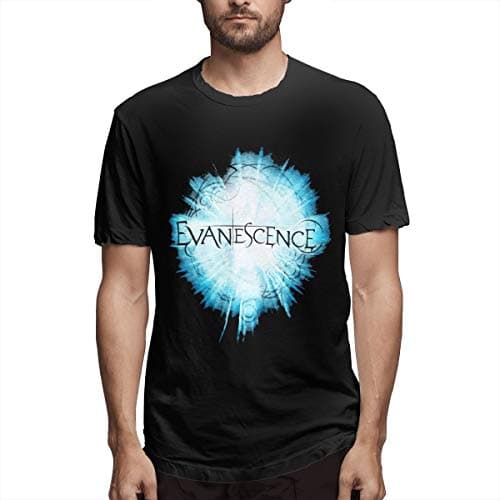 Evanescence Men T Shirts Short Sleeve Tee Fashion Summer Fit Blouse Cotton Casual Top