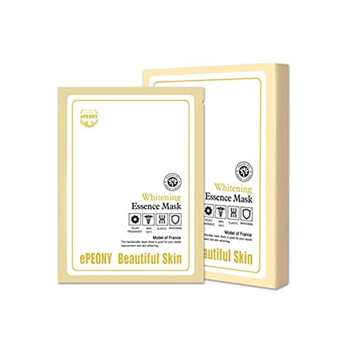 EPEONY Natural Essence Brightening Sheet Mask Shiny Skin Anti Wrinkle Moisturizing Peony Fragrance Damask Rose Water