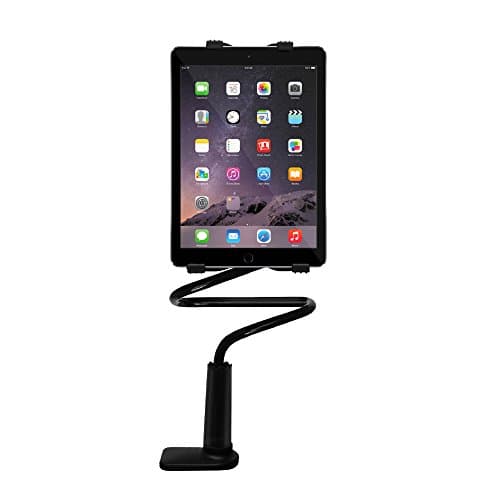 Audiology Connect Gooseneck Tablet Stand, Tablet Mount Holder, Universal Lazy Phone Holder, 360° Flexible Long Arm Clip for 7” to 9.5” Tablet and iPad