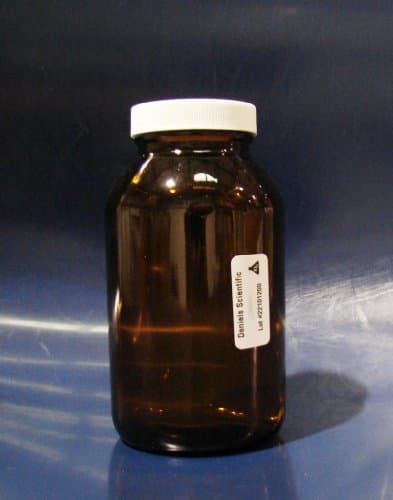 Daniels Scientific APC1220 16 oz / 500 ml 53mm Amber Wide Mouth 12 per case