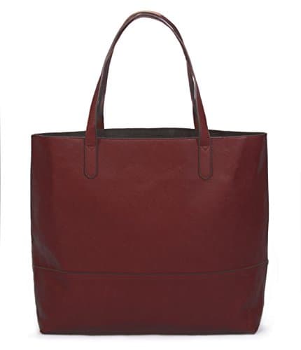 OverbrookeLarge Vegan Leather Tote - Womens Slouchy Shoulder Bag with Open Top