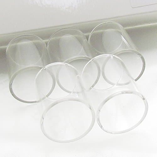 PK of 5 Glass Tubing 25.5mm O.D / 26.5mm Long Replacement Glass Tube