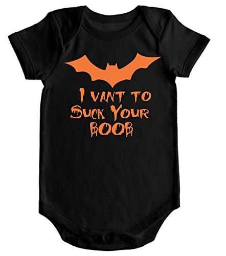 VRW I Vant to Suck Your Boob Unisex Onesie Romper Bodysuit-