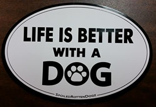 Pet Car Magnet ★ LIFE IS BETTER WITH A DOG