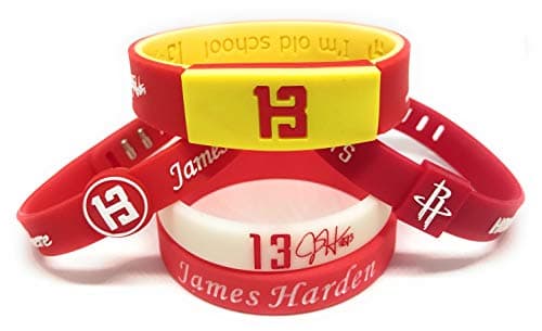 SportsBraceletsPro - Basketball Fan Starter Pack - Your Favorite Player/Team Sets - an Assortment of Bracelets - Adult Size 7.7" or Kid Size 6.7"