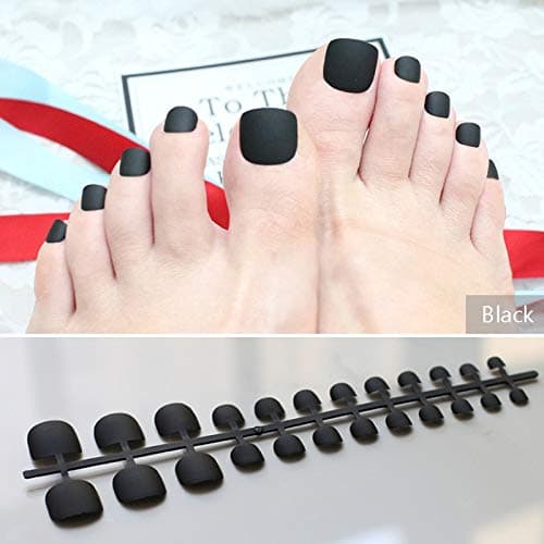 Wall of Dragon Brown Matte Fake toenails Black Toes Simple Short Nude Color Solid Color Red Modern burdy Soft Scrub Naturally Realistic