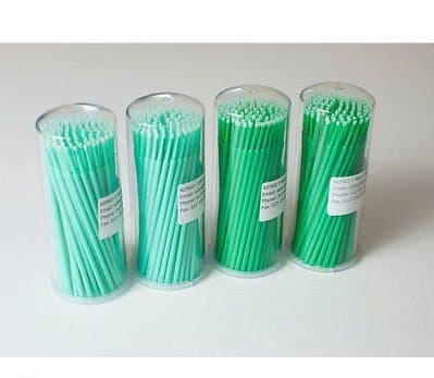 400 pcs Dental Micro applicator microbrush Ultra Fine 4 Tubes