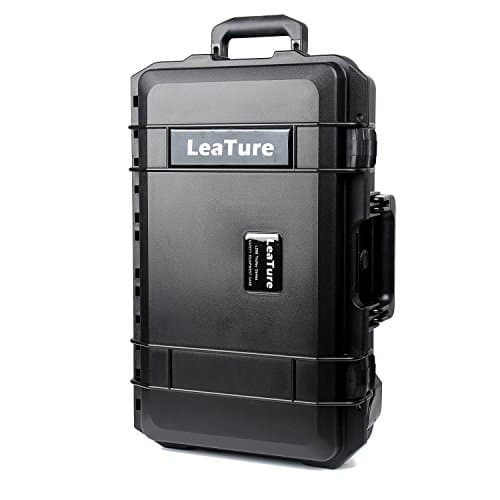 LeaTure L508 Solid Camera Case with Padded Dividers (Black)