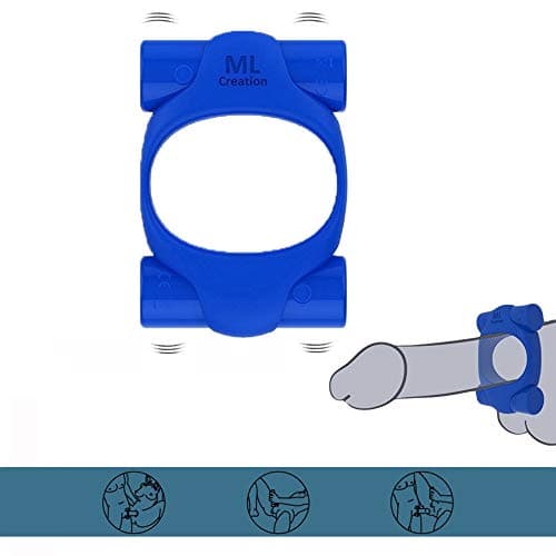 Sexovibe 2019 Wonderful Gift Cordless O Realistic Relax Massaging Multi-Frequency Ring for Men Silicone USB Rechargeable 10 Modes 100% Secret Packing