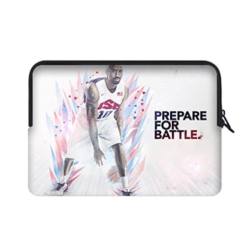 JIUDUIDODO Neoprene Custom Cool Kobe Bryant Portable Macbook Air Bag Sleeve for Macbook Air 13" (Twin Sides)