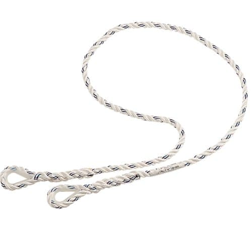 Panoply Froment Elara06 Safety Fall Arrest Rope Lanyard With 2 Thimbled Loops Ends - 1.5 Meter