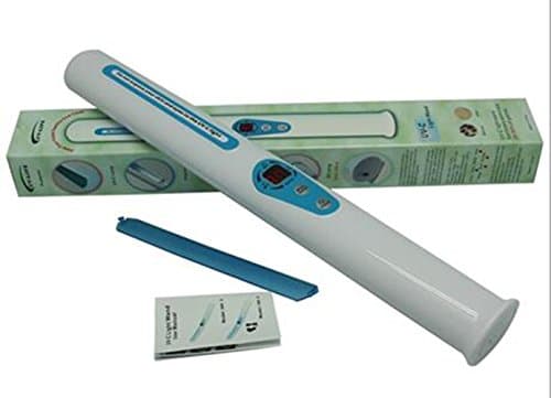 White Traveling Sanitizing Hand Wand Ultra Violet Light Kill Bacteria Germ UV-C Sterilizer with Retail box
