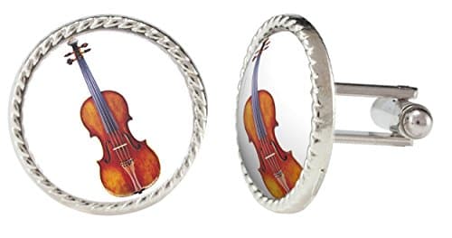 A Stradivarius Violin Cuff Links