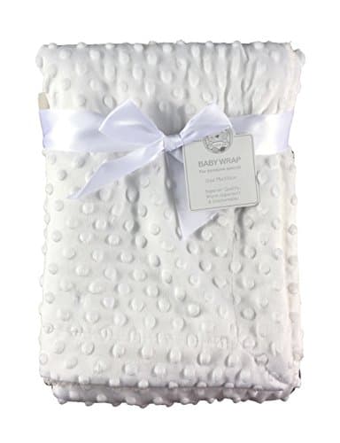 Maxbaby Baby Blankets ,40 x 30" ,Soft and Warm, Made with Organic Cotton,Perfect for Boys and Girls ,Bedding-Best Baby Gifts-White