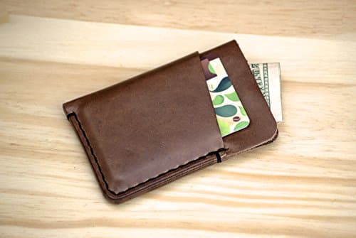 Leather Card Holder, Minimalistic Leather Wallet, Leather Card Wallet, Chromexcel Wallet, Horween Slim Leather Wallet, Natural Chromexcel