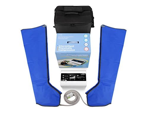 Compression Recovery Boots,Leg Massage Air Recovery with Full Massage Boots, Calf Thigh Foot Massage, Pump, and Case,Remote -Control,6 Chambers with 6 Modes 6 Intensities （Medium）