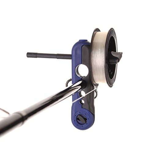 Portable Fishing Line Spooler System Ultimate Line Winder Spooling Station Fishing Tool (Dark Blue)