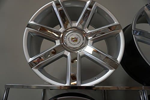 22" Cadillac Escalade 2015 Platinum Rims ESV EXT Wheels Silver/Chrome Inserts