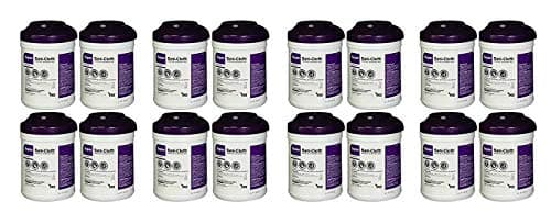 Sani-Cloth Q55172 Super Wipes Surface Disinfectant Germicidal Cloths High Alcohol Large Size,160 Count,Pack of 4 Tubs (Fоur Paсk)