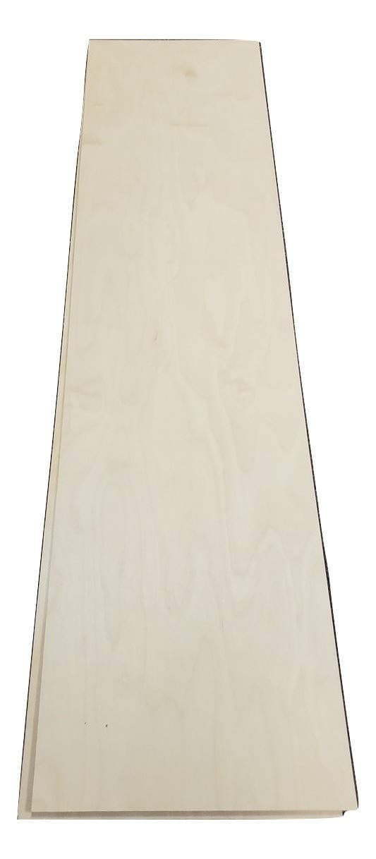 3MM 1/8" x 12" x 36" Baltic Birch Plywood B/BB Grade Birch Veneer Sheets one Clear face. (Box of 12)