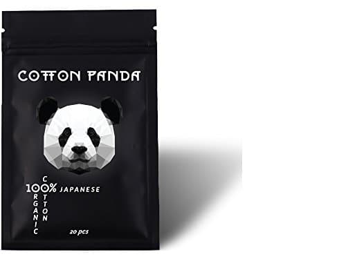 Japanese Unbleached Cotton 100% Organic [ 20 Pads ] Durable Packaging, New by"Cotton Panda"