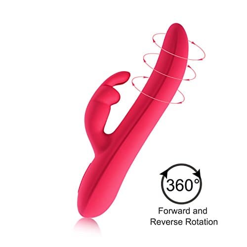 Personal Care Massage &amp; Relaxation Products,360-degree Rotating Rabbit Vibrator, 9 Rotation Modes, 100% Waterproof Work, and USB Charging