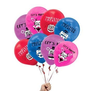 fat cat sales FNAF SISTER LOCATION BALLOONS 12 COUNT