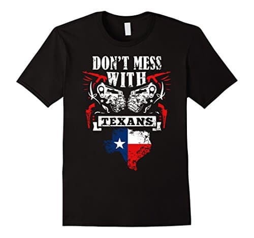 Mens Don't Mess With Texans T-shirt XL Black