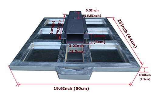 Aluminium Screen Printing Alloy Pallet with Pallet Bracket Extra Large 20*25inch