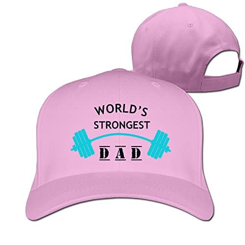 World's Strongest Dad Baseball Caps