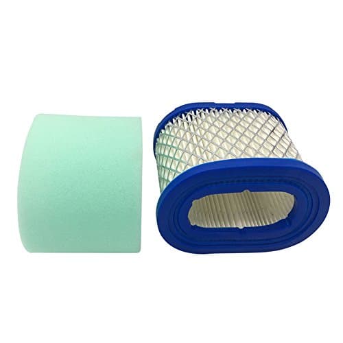 YEKELLA Air Filter Fit For Briggs Stratton 273356/498596/690610/697029/5059h/4207 Stens 100-093 John Deere M147431 Filter Pre-cleaner And Intek 5.5-6.75 HP engines (Pack Of 2)