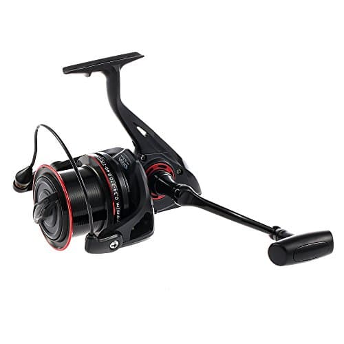 Large Trolling Fishing Reel 12+1 BB Metal Spool Light Weight for Freshwater Saltwater Black KCN12000